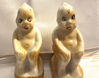 Vintage Billiken saliera e pepiera Made in Japan