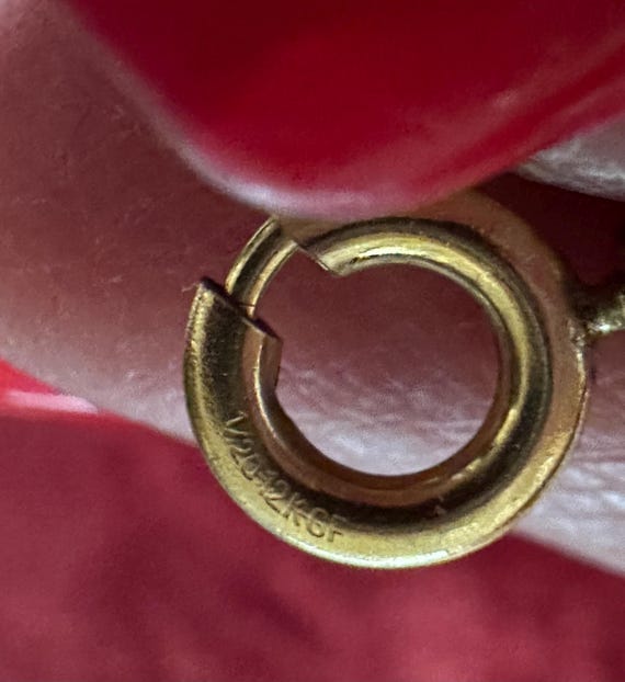 Vintage 12K Gold Filled 24” Rope Chain Necklace