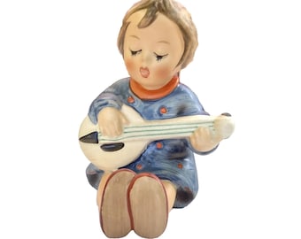 Hummel Goebel Figurine #53 Joyful Girl with Banjo 3 3/4"