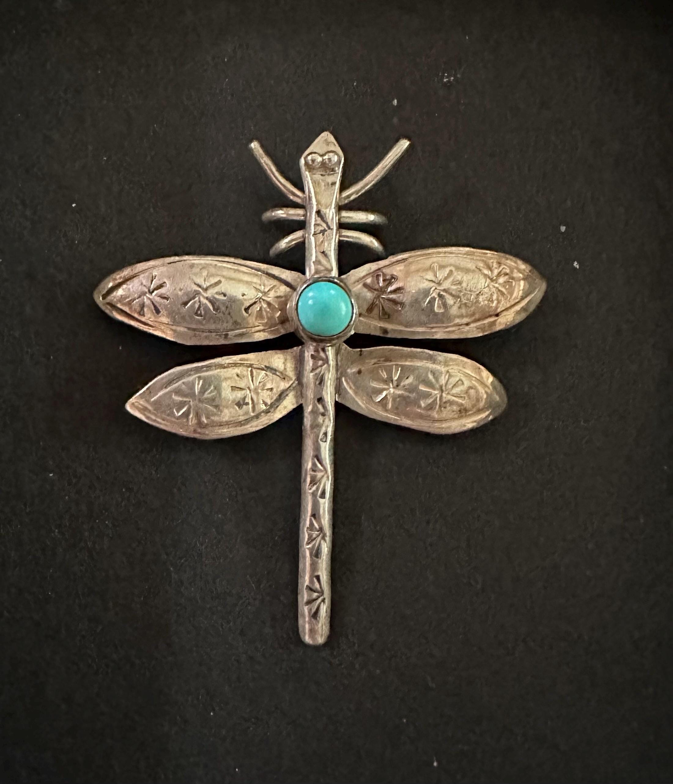 Detailed Lamb Vintage Native American Navajo Turquoise Sterling Silver Pin Detailed Lamb Vintage Native American Navajo Turquoise Sterling Silver Pin