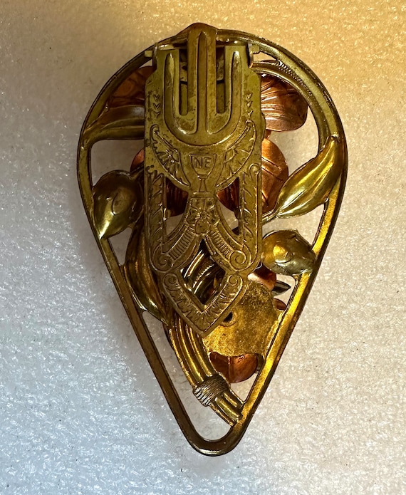 Art Deco Flower Dress Clip - image 2