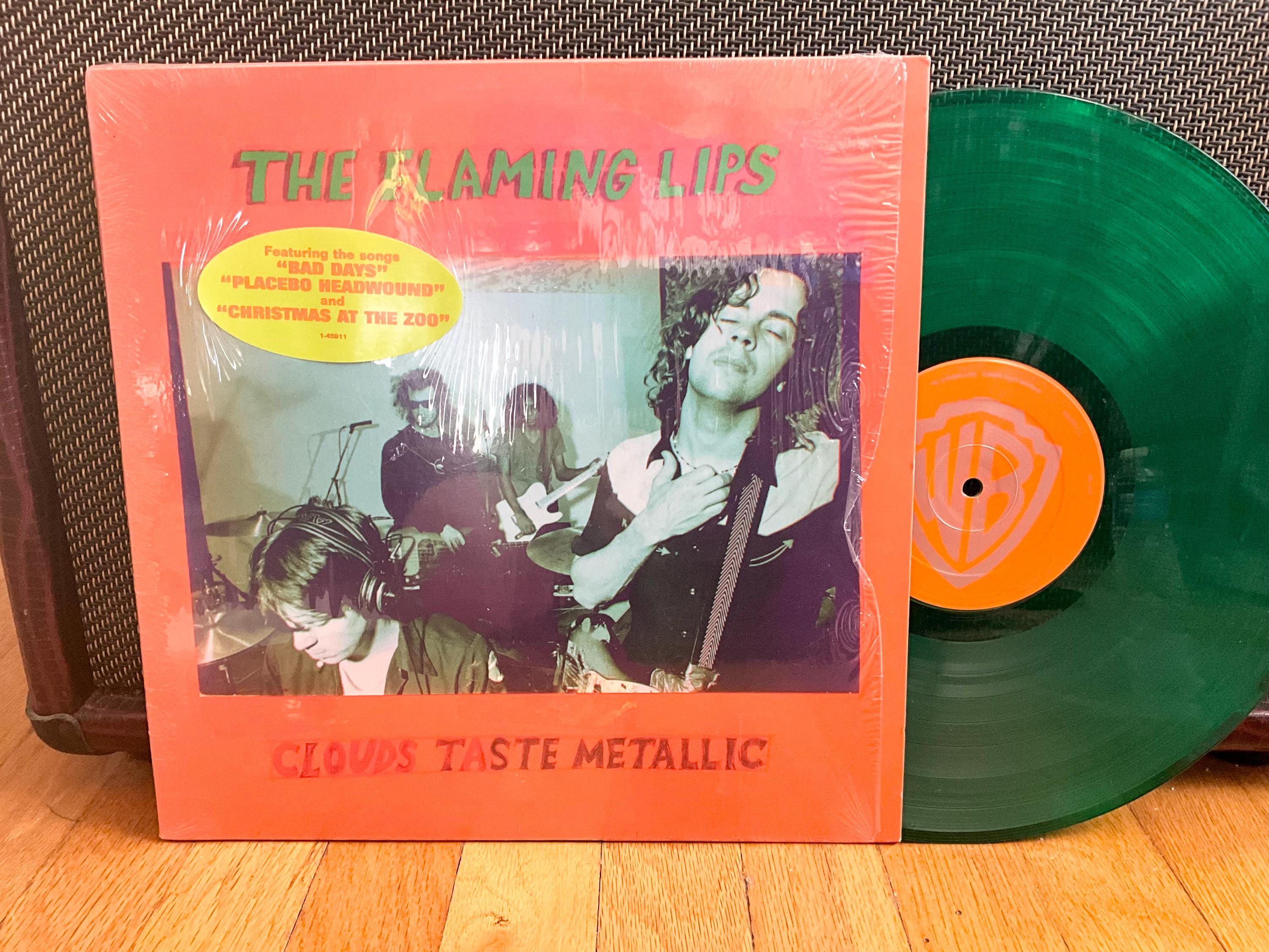 The Flaming Lips “clouds Taste Metallic” LP Original Green Vinyl 