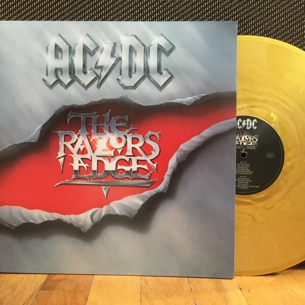 AC/DC “Razors Edge” LP 50th Anniversary Gold Vinyl Reissue