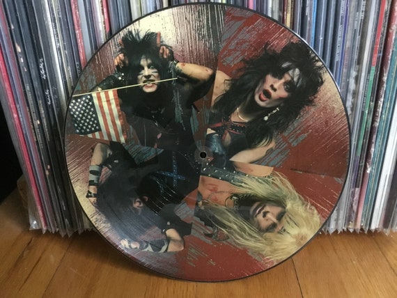 Motley Crue Helter Skelter Picture Disc Vinyl Record Original