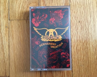 Aerosmith “Permanent Vacation” Cassette Tape