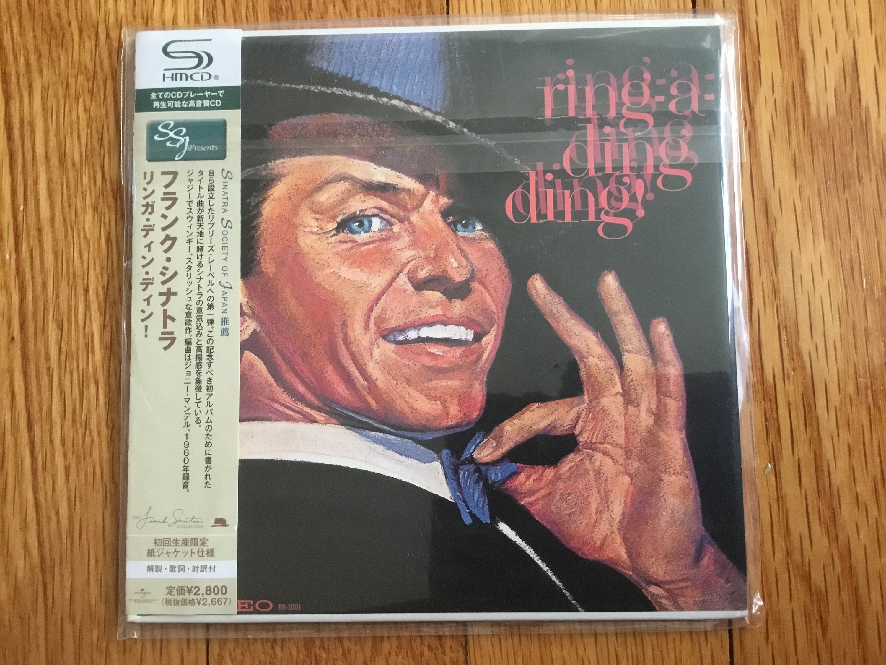 Frank Sinatra “ring-a-ding Ding” CD Shmcd Mini LP OBI - Etsy