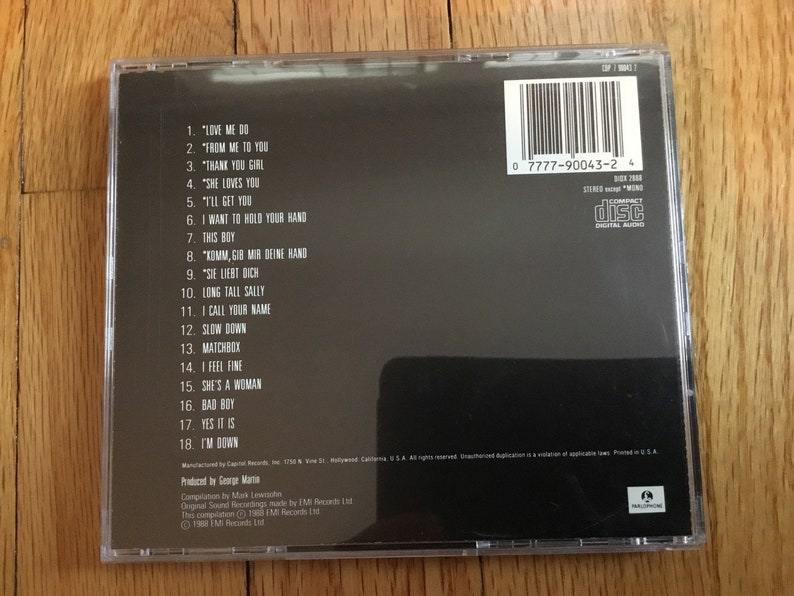 The Beatles Past Masters Volume One CD - Etsy