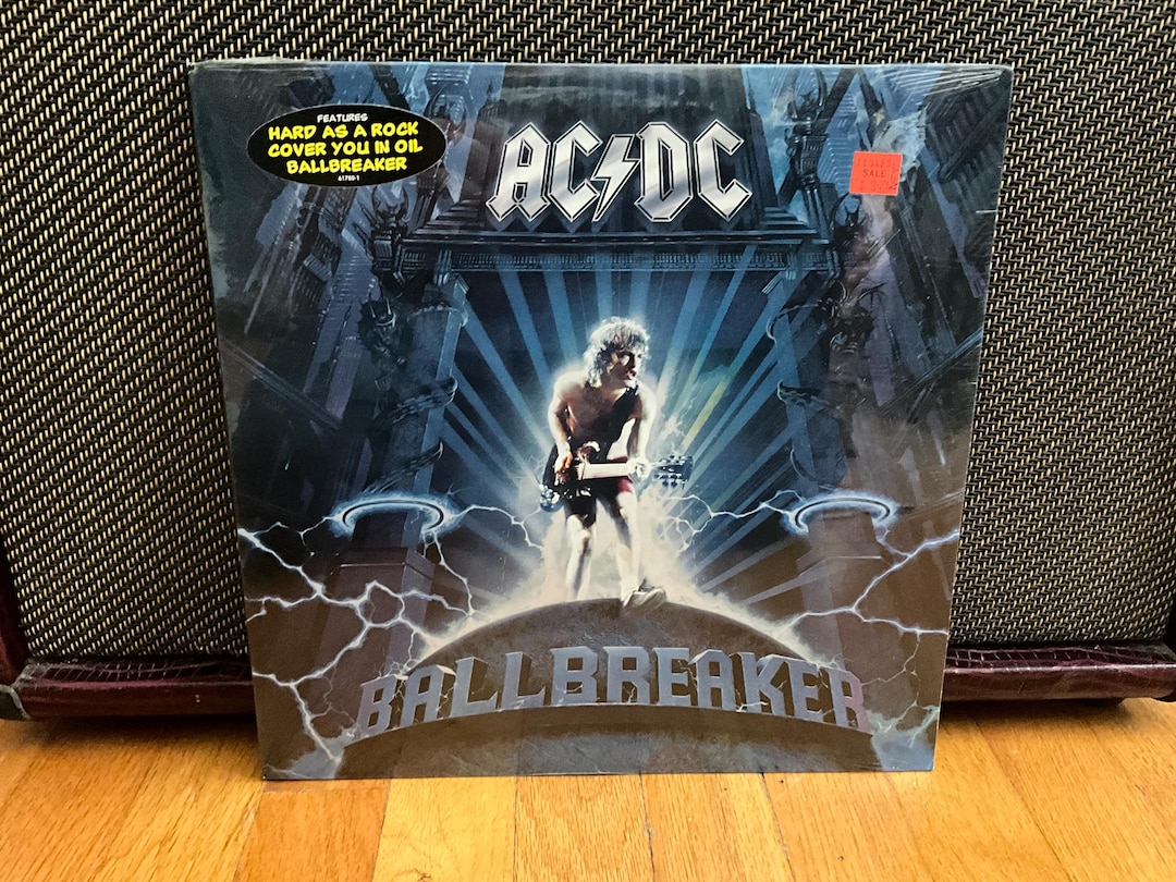 AC/DC “ballbreaker” LP Sealed With Hype Sticker Original - Etsy