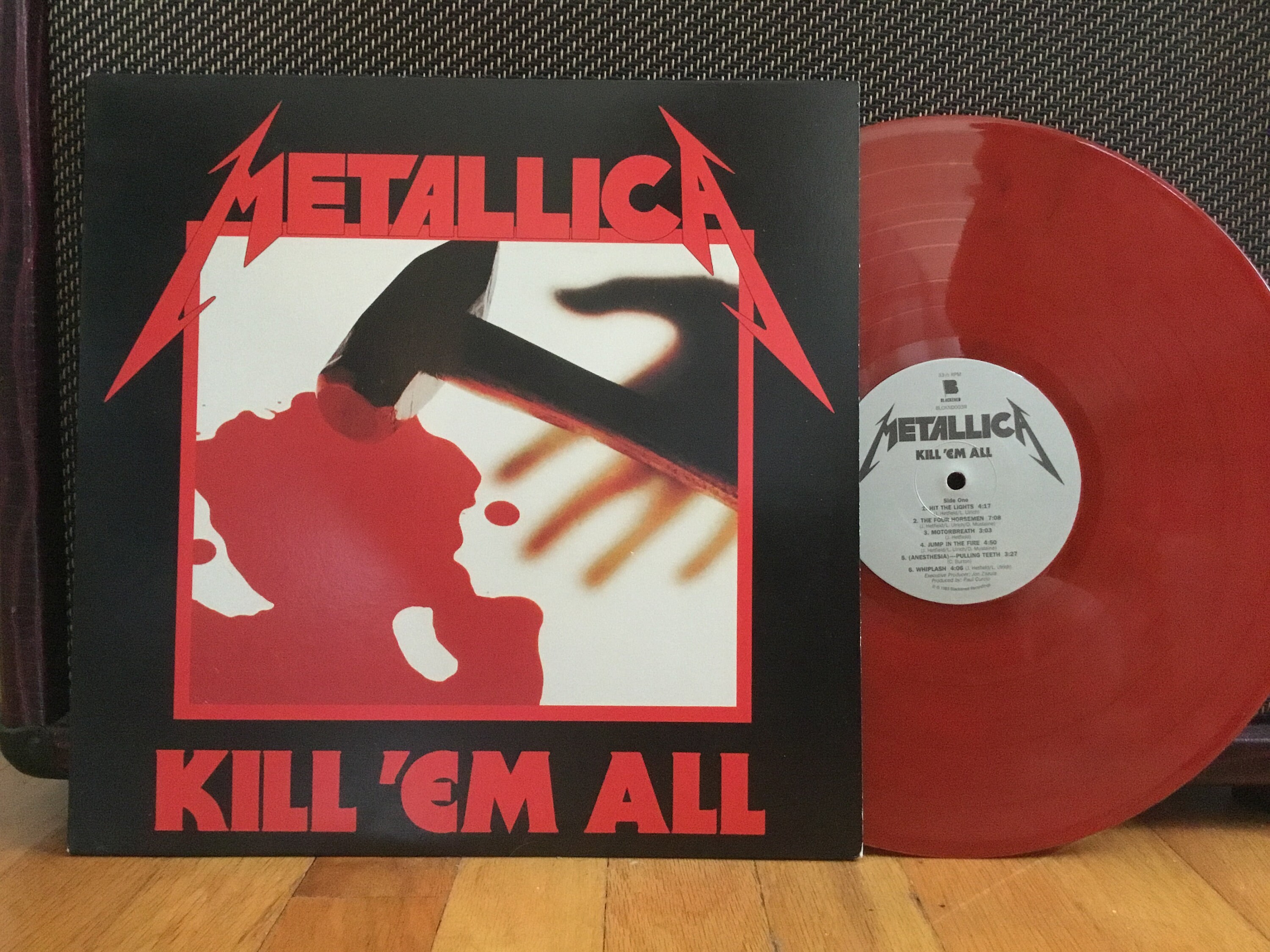 LLICA Kill ’Em All Red Vinyl 180g LP METALLICA Kill 'em All (red Vinyl specification/180g heavyweight