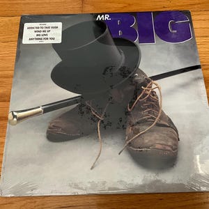 Mr Big Self Titled LP Factory Sealed Original With Hype Sticker