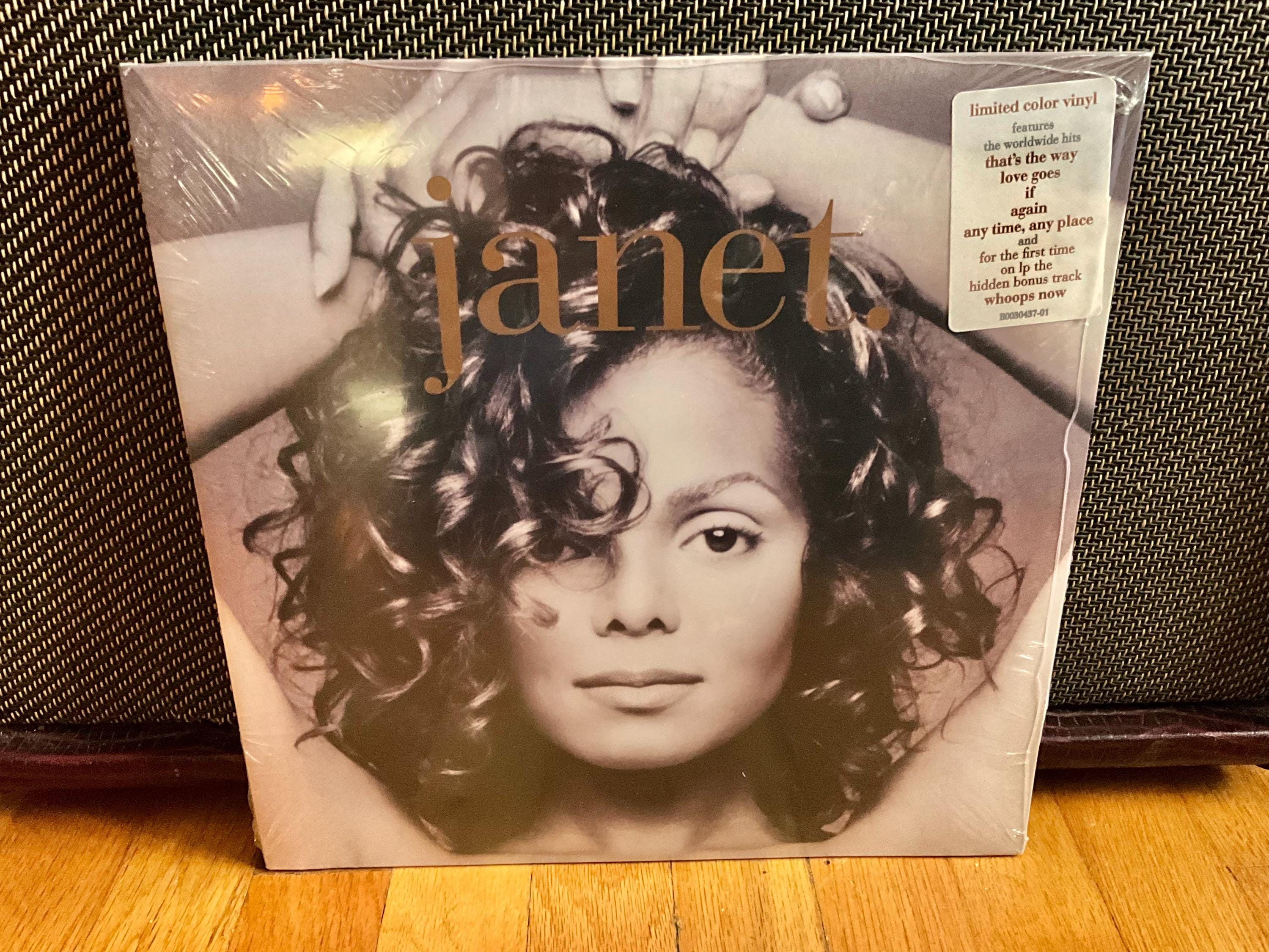 Janet Jackson “Janet” LP Sealed Clear Vinyl