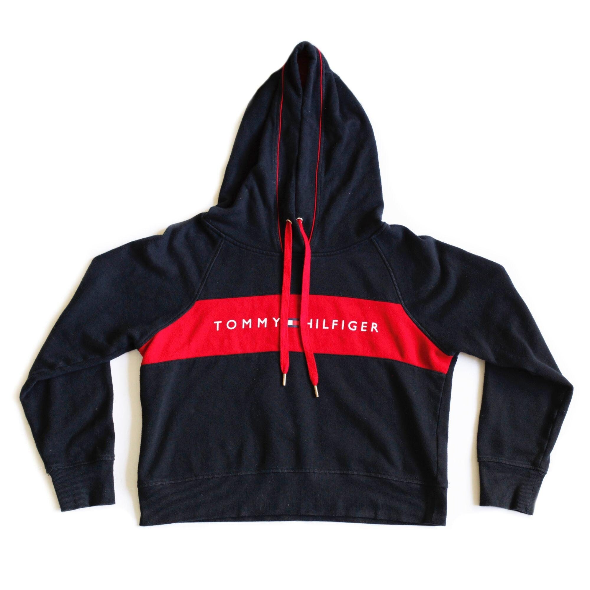 Tommy Hilfiger Hoodie - Etsy