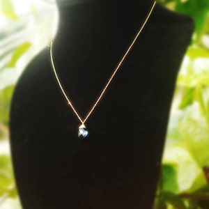 Gorgeous Topaz Blue Gemstone Dangle Earrings // Beautiful AAA Gemstones // Wire wrapped jewelry // Lovingly handmade in Hawaii // imagem 9