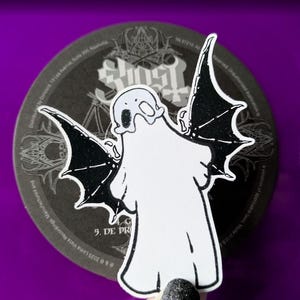 Bat Wing Perpetua Ghost Sticker