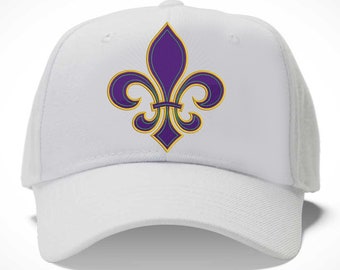 Mardi Gras Fleur de Lis Embroidery Machine Fill Design: 4x4, 5x7, 6x10 (Digital Download)