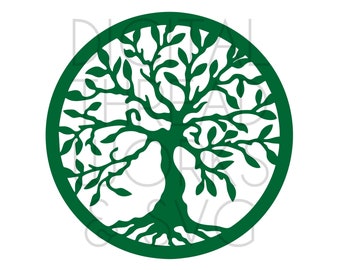 Baum des Lebens geschnitten Datei SVG PNG, Vinyl Aufkleber (digitaler Download)