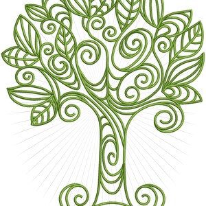 Tree of Life Embroidery Pattern, 4x4 5x7 6x10, Digital Download ...
