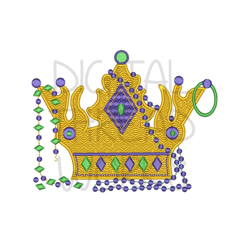 mardi gras crown beads