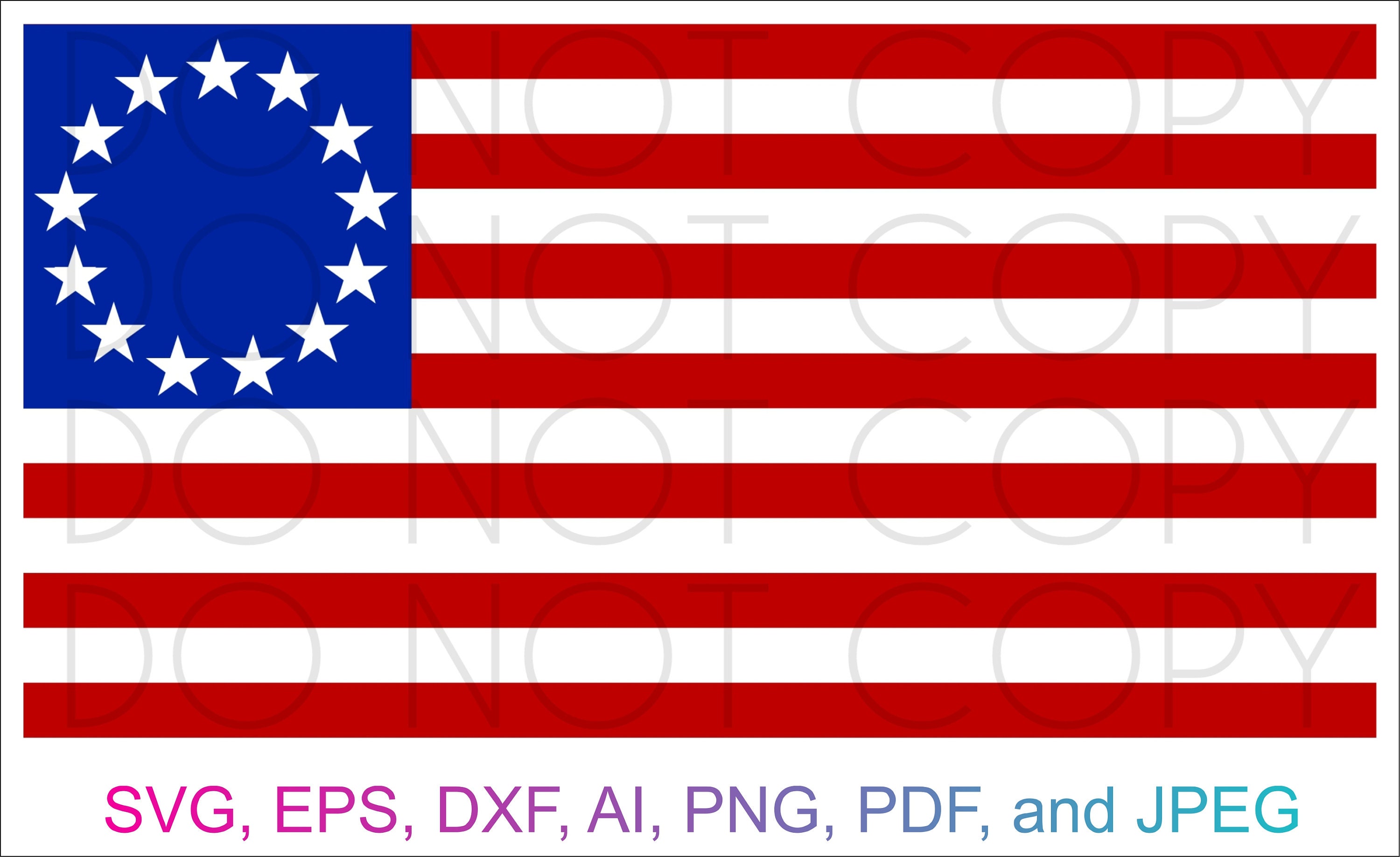Betsy Ross Flag SVG Cut And Print Design For Silhouette Etsy Betsy Ross Flag SVG Cut And Print Design For Silhouette Etsy