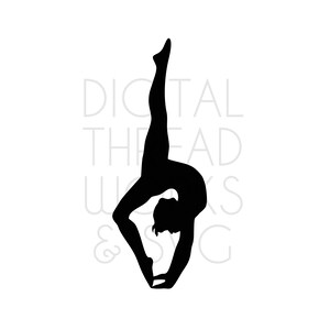 Dancer Gymnast Acro Dance SVG Instant digital download. Cut & print files, SVG, Png and Jpeg for Cricut, Silhouette and printers.