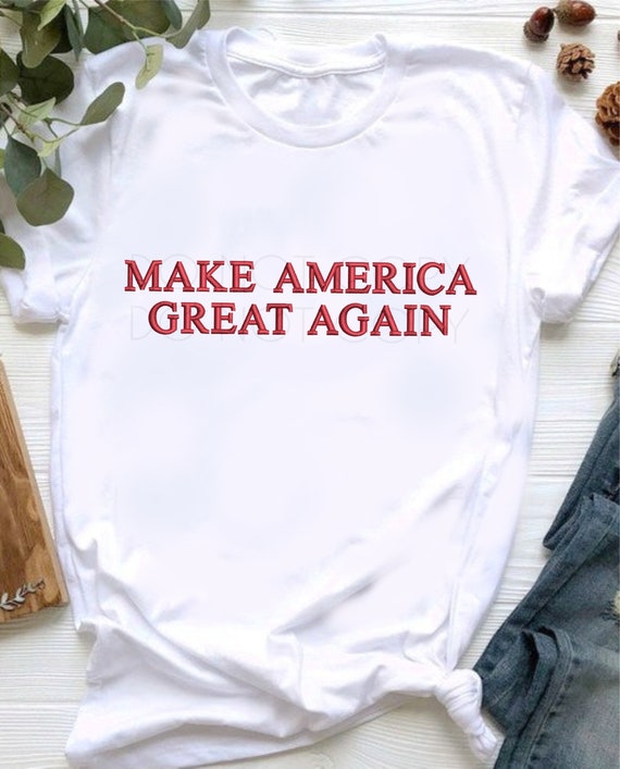 MAGA Make America Great Again Machine Embroidery Pattern | Etsy