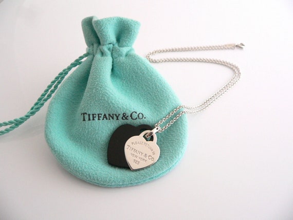Tiffany & Co. Sterling Silver Heart Padlock Necklace – I MISS YOU VINTAGE