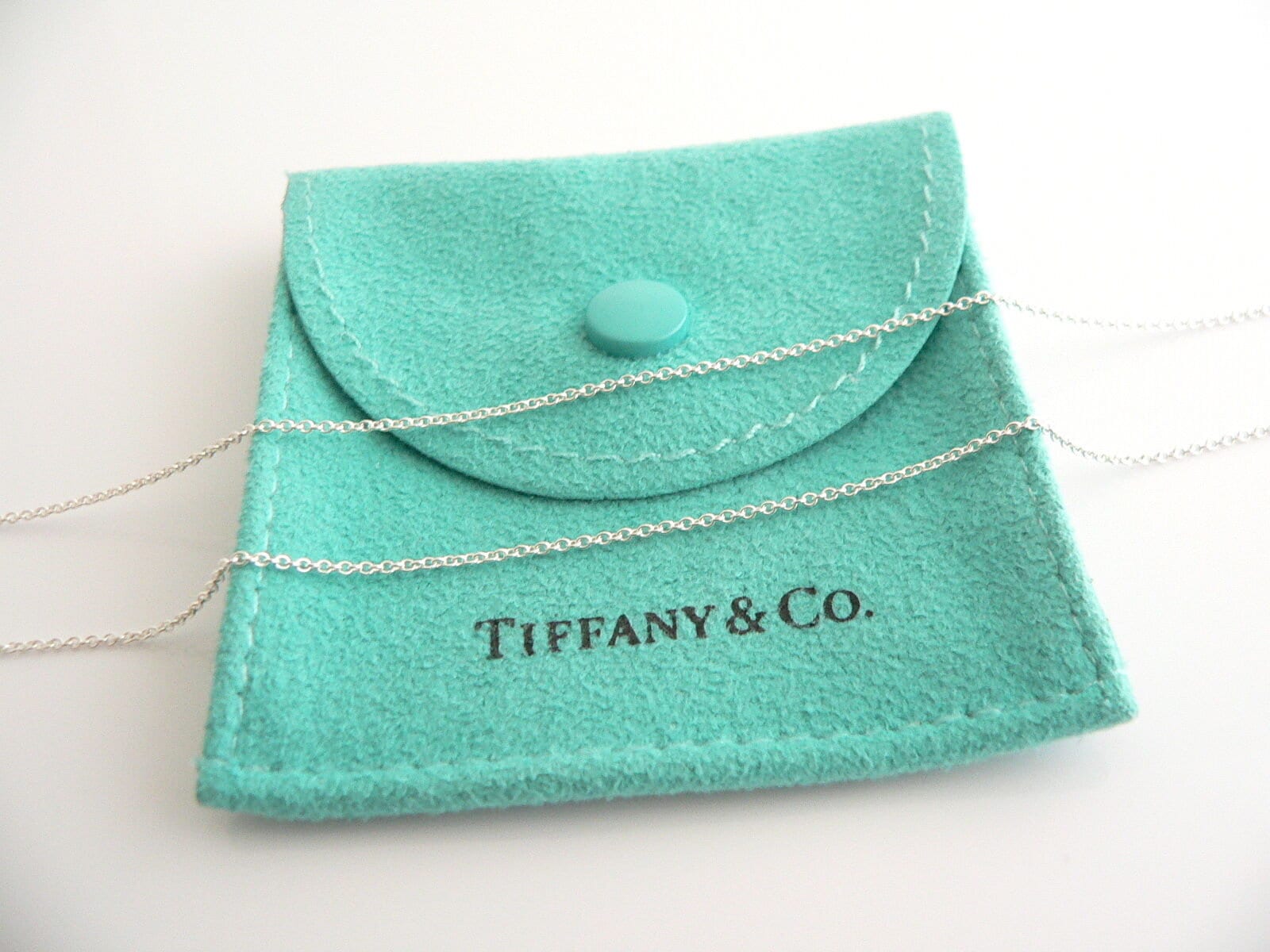 Tiffany and Co Silver Triple Stars Necklace Pendant 17.5 Inch