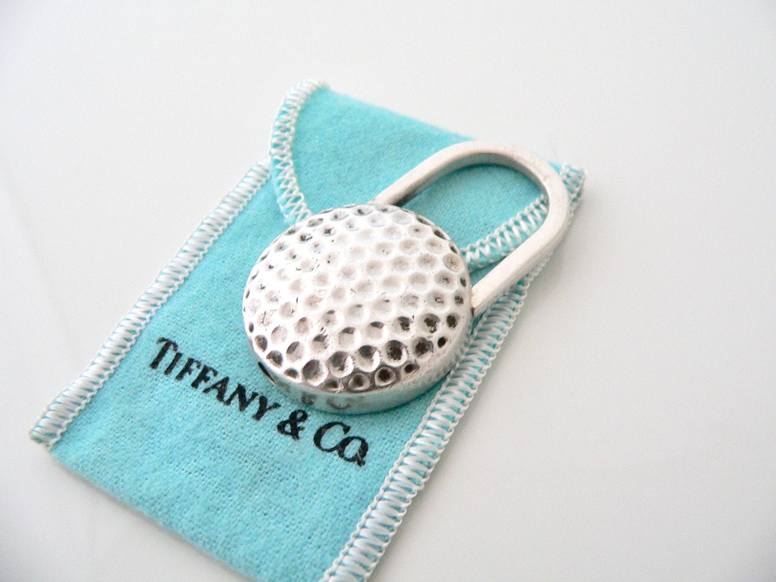 Tiffany and Co Silver Golf Ball Key 