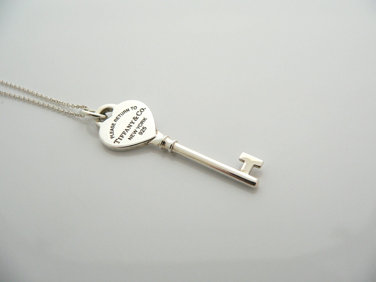 to Tiffany Heart Key Necklace Pendant 