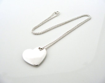 Tiffany & Co Double Heart Necklace Pendant Charm Chain Love Jewelry Gift for Her Anniversary Valentines Christmas Graduation 925 Silver