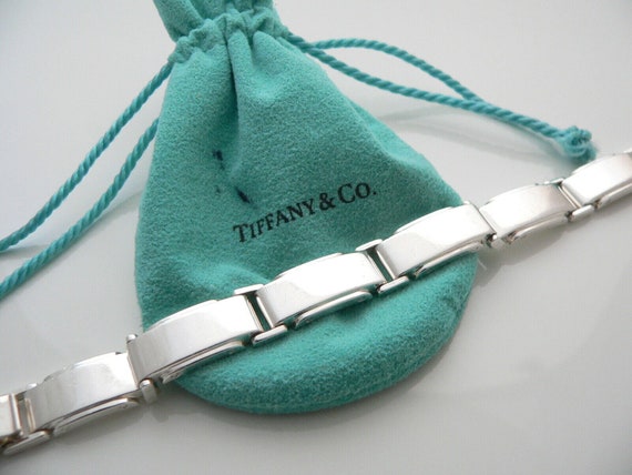 Tiffany & Co Metropolis Link Silver Bracelet Bang… - image 5
