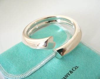 Tiffany & Co Heart Bangle Bracelet Cuff Silver Picasso Tenderness Bracelet Love Gift for Her Anniversary Christmas Birthday Graduation New