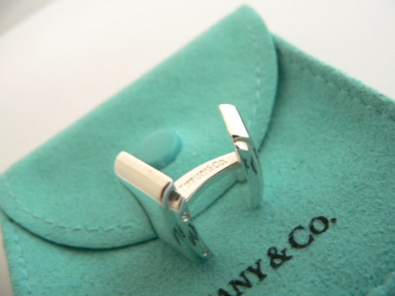 Tiffany And Co Silver Metropolis Cuff Link Cuff L… - image 5