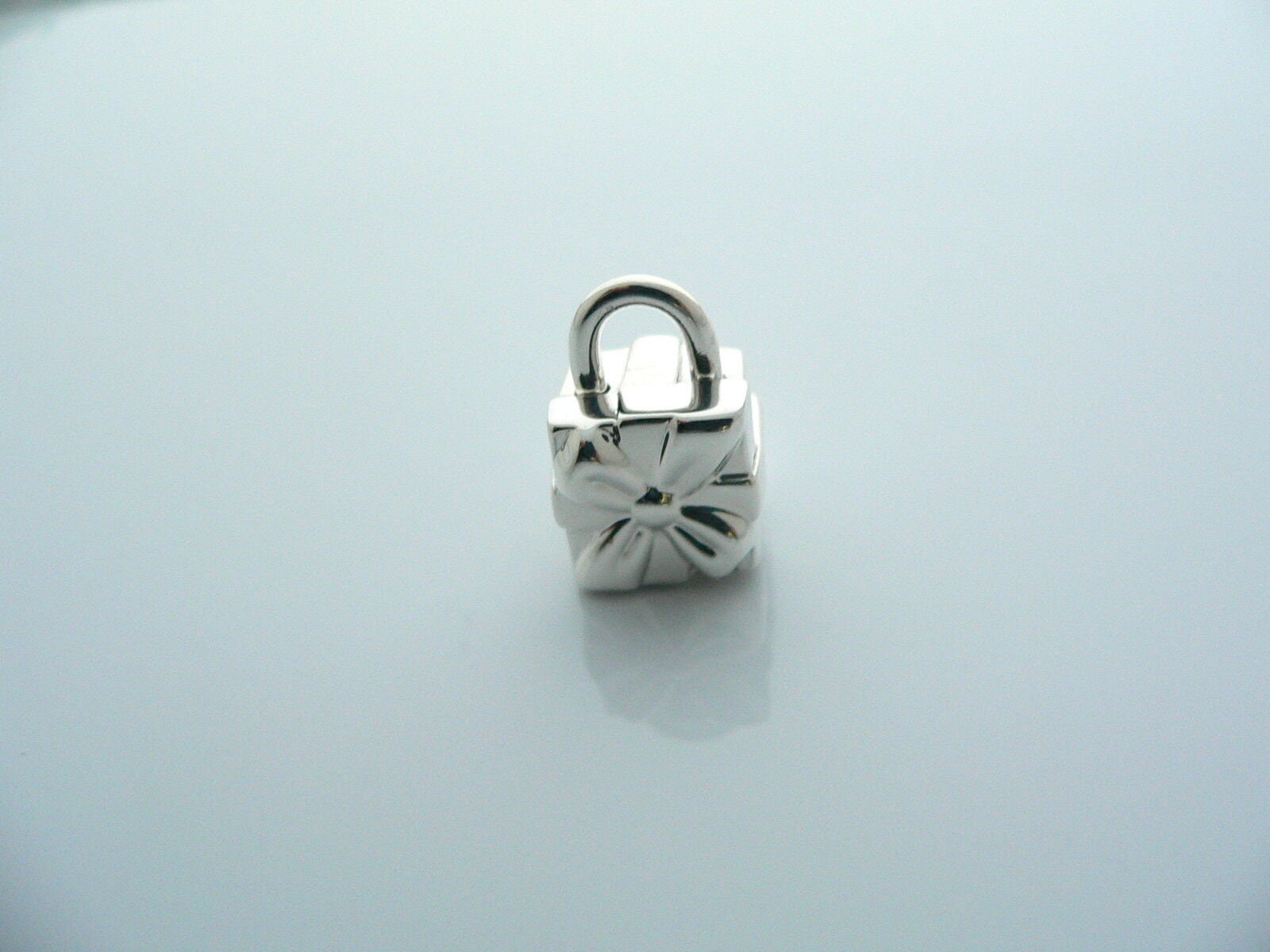 Tiffany And Co Silver Signature Gift Box Padlock Charm Pendant 4 Necklace Bracelet Gift Love Anniversary Birthday Etsy