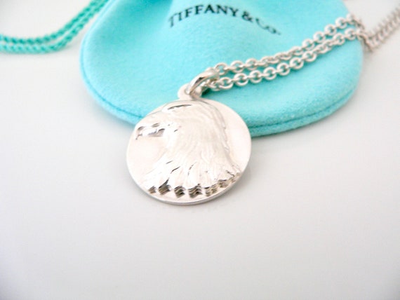 Tiffany & Co Eagle Charm Necklace 18 Inch Thick C… - image 2