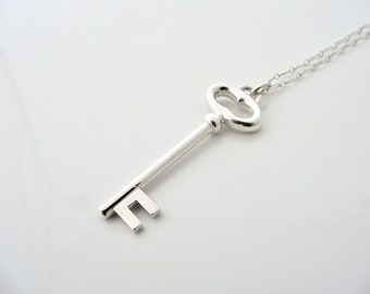 [韓国人気ジュエリー] nff huge love key necklace-silver huge love key necklace-silver - nff