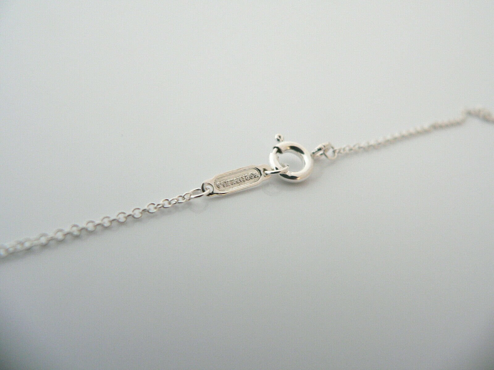 Tiffany And Co Silver Love Cube Necklace Pendant Charm Era Gift