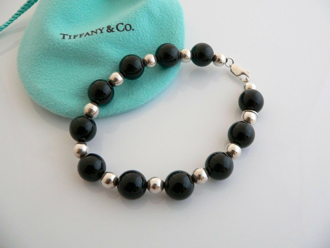Tiffany & Co. Black and Silver Bracelet s-l1200.jpg main image 4