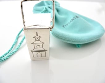 Tiffany & Co Book Pill Box Case Container Pouch Hinge Hinged Gift Love T  and Co
