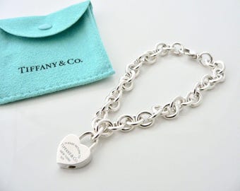 Tiffany and Co Silver Double Rope Love Knot Necklace Pendant Chain