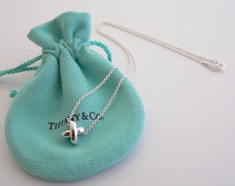 Tiffany and co signature necklace sale