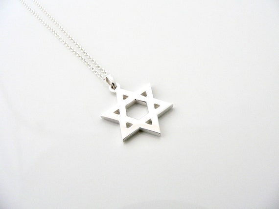 アクセサリー Tiffany & Co. Star of David Necklace Tiffany & Co Star of David Necklace Pendant Charm Chain Gift
