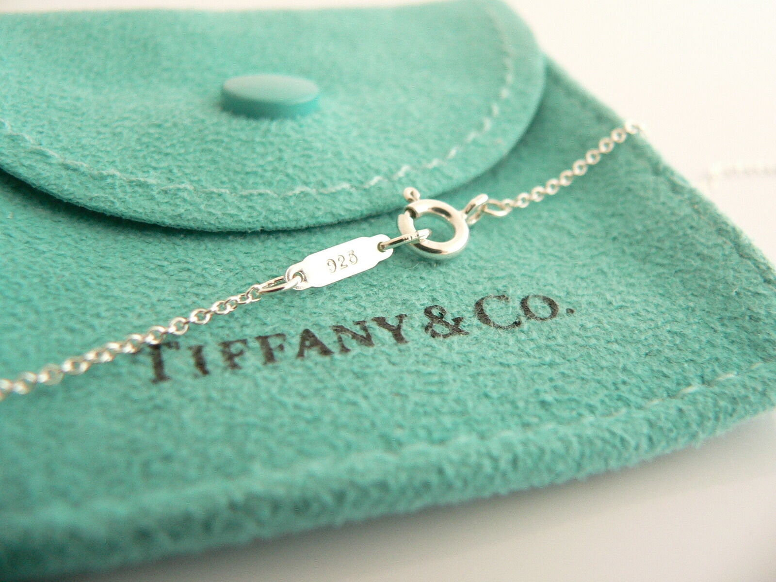 Tiffany and Co Silver Triple Stars Necklace Pendant 17.5 Inch