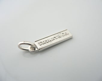 Tiffany & Co Silver Pendant Clasp Street Sign Pendant 4 Necklace Bracelet Gift Oval Extender