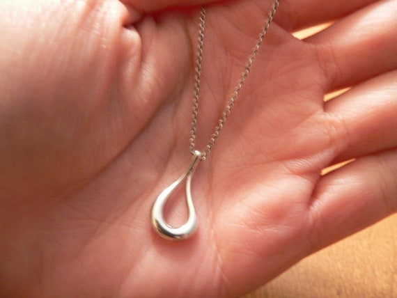Teardrop Necklace Pendant - Etsy 