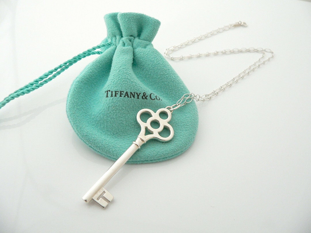Authentic Tiffany & Co. Sterling Silver Heart Tag Choker Necklace, Tiffany  and Co 925 Silver Blank Plain Heart Tag Charm Cable Link Necklace - Etsy