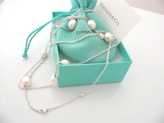 Tiffany & Co. Akoya Pearl Necklace With Yellow Gold X Clasp | New York  Jewelers Chicago