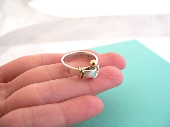 Tiffany hook and eye ring best sale