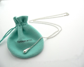 Tiffany and Co Silver 1837 Circle Blue Enamel Charm Clasp 4