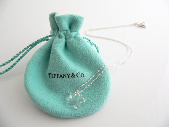 Tiffany and Co Silver Peretti Rock Crystal Star Necklace